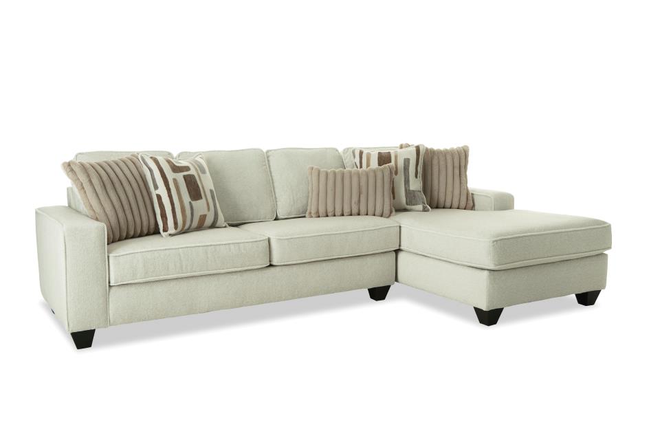 Palo Alto 2-Piece Ivory Sectional