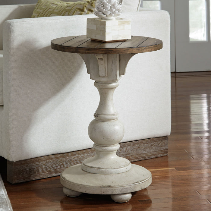 Morgan Creek - Chair Side Table - White