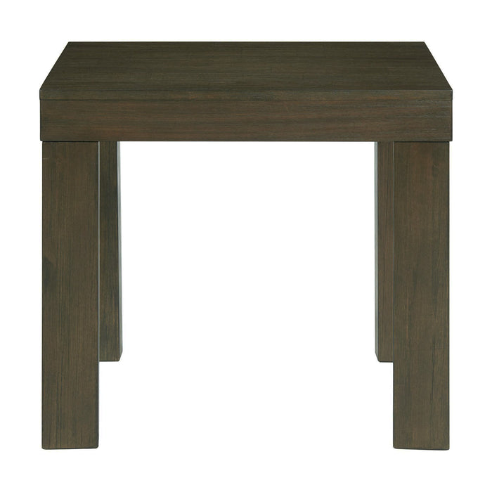 Grady - End Table With Power - Dark Walnut