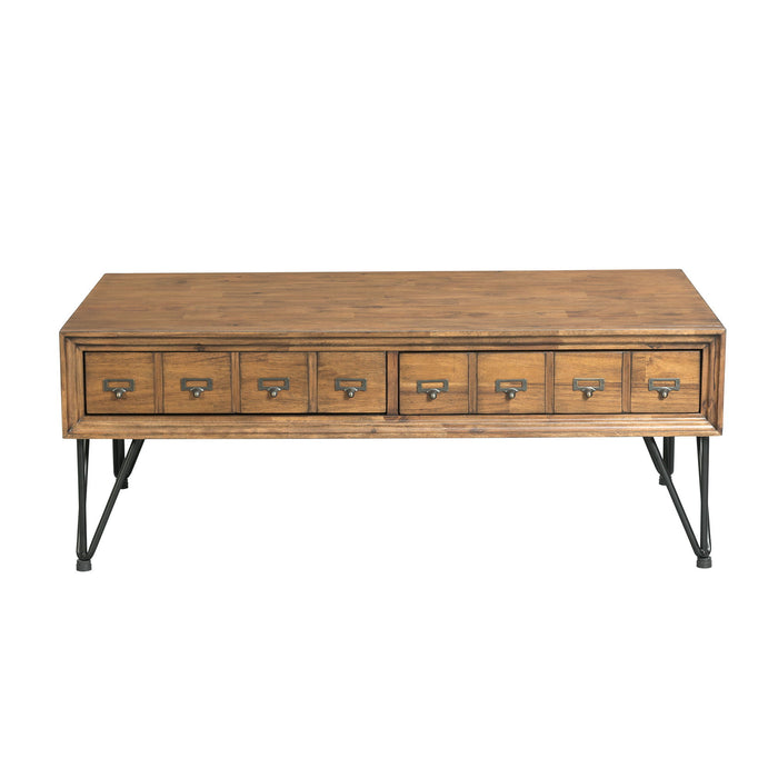 Boone - Coffee Table - Light Walnut