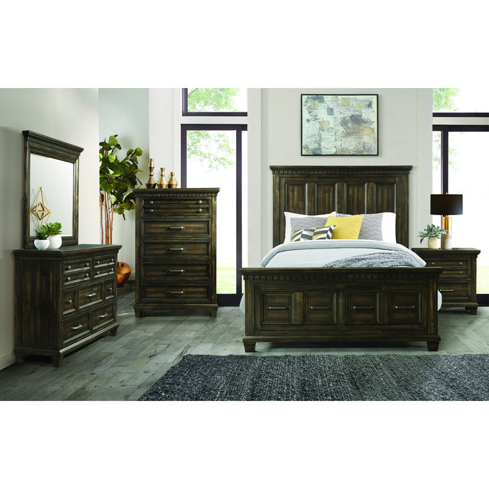 Mccabe - 2-Drawer Nightstand - Smokey Walnut Finish