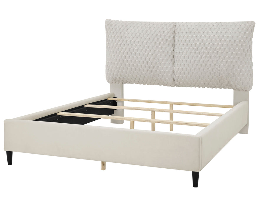 Violet - Queen Bed - White Dove