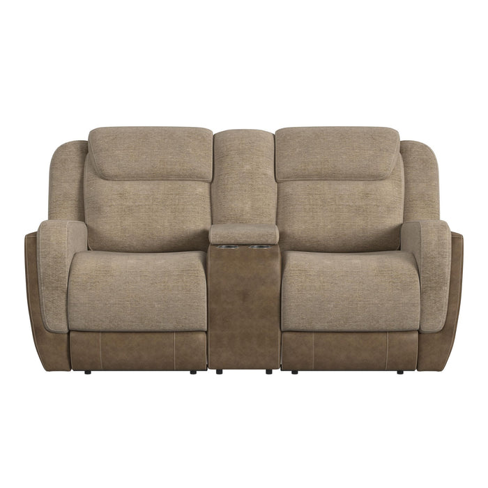 Hornet - Motion Loveseat With Console