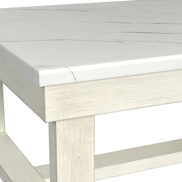 Catilin - Coffee Table - Brushed White