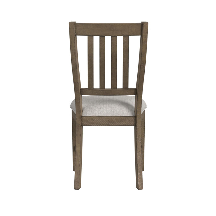 Yellowstone - Dining Side Chair (Set of 2) - Medium Brown / Gray