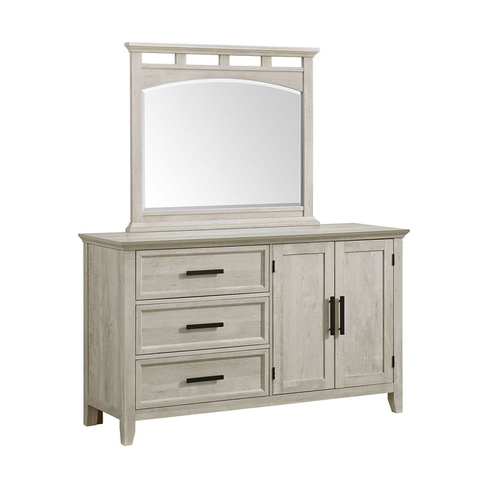 Matias - Bedroom Set With Queen/Full Headboard, Dresser, Mirror & Nightstand