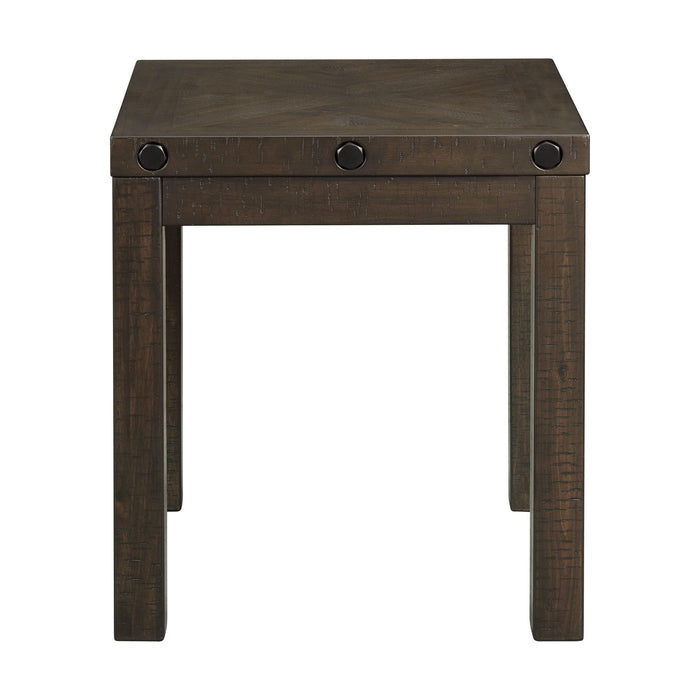 Colorado - Occasional End Table With Usb/Power - Charcoal