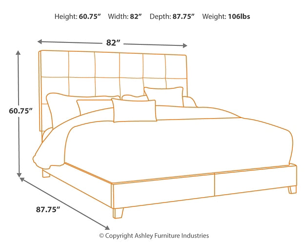 Dolante  Upholstered Bed