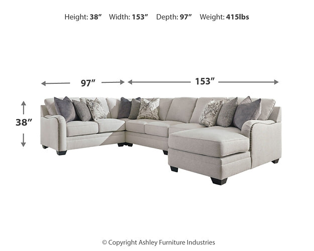 Dellara 5-Piece Sectional with Chaise