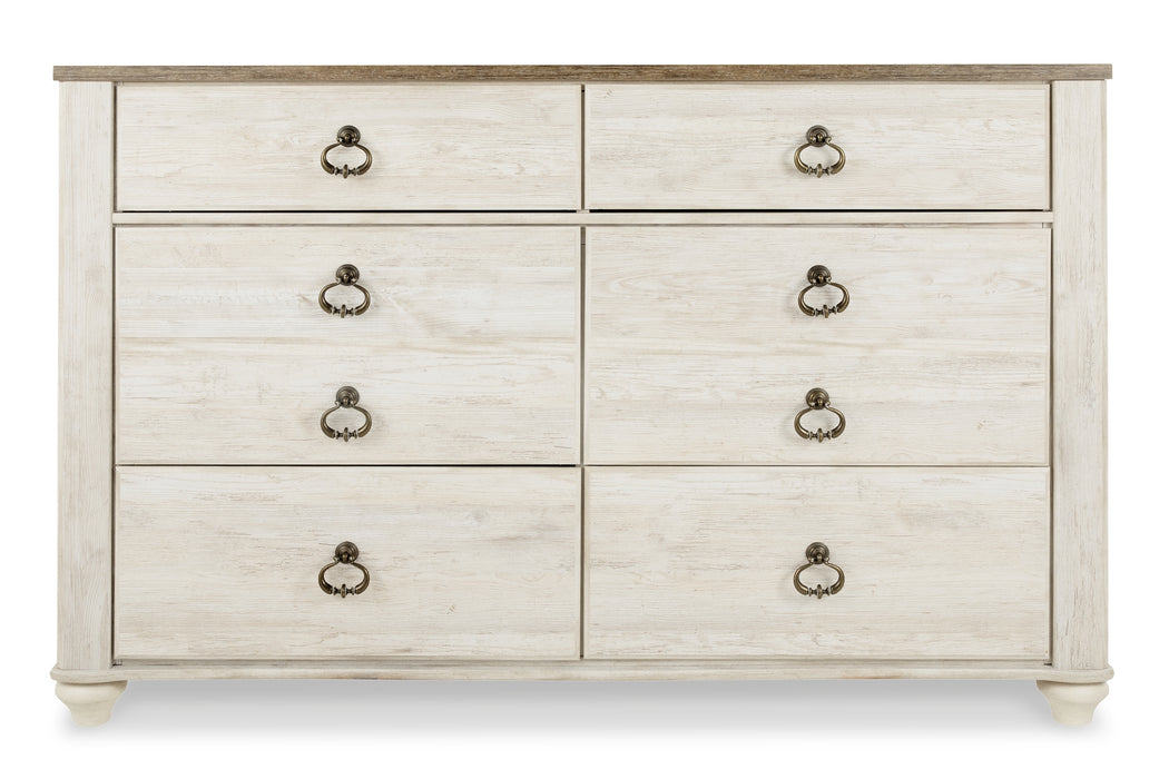 Willowton Six Drawer Dresser