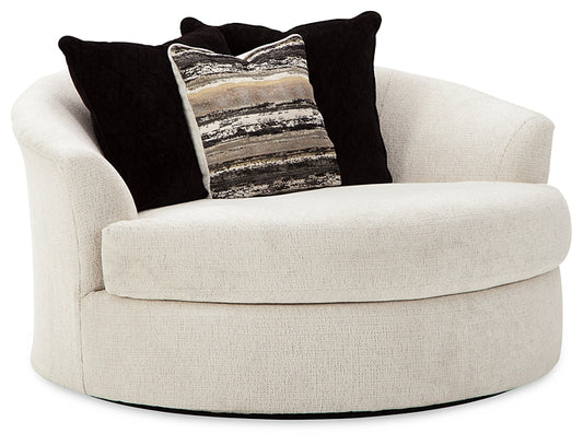 Cambri Oversized Round Swivel Chair