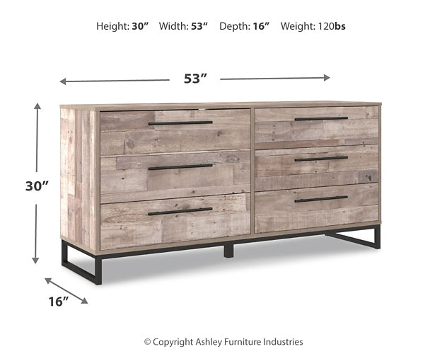 Neilsville Six Drawer Dresser