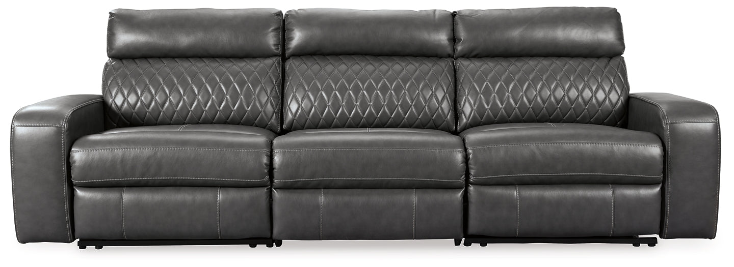 Samperstone 3-Piece Power Reclining Sectional Sofa