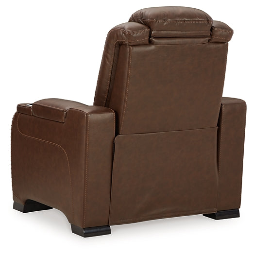 The Man-Den PWR Recliner/ADJ Headrest