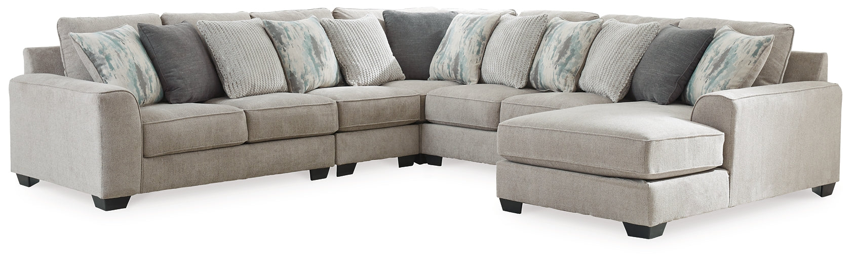 Ardsley 5-Piece Sectional with Ottoman