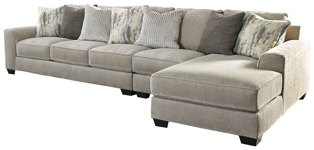 Ardsley 3-Piece Sectional with Ottoman