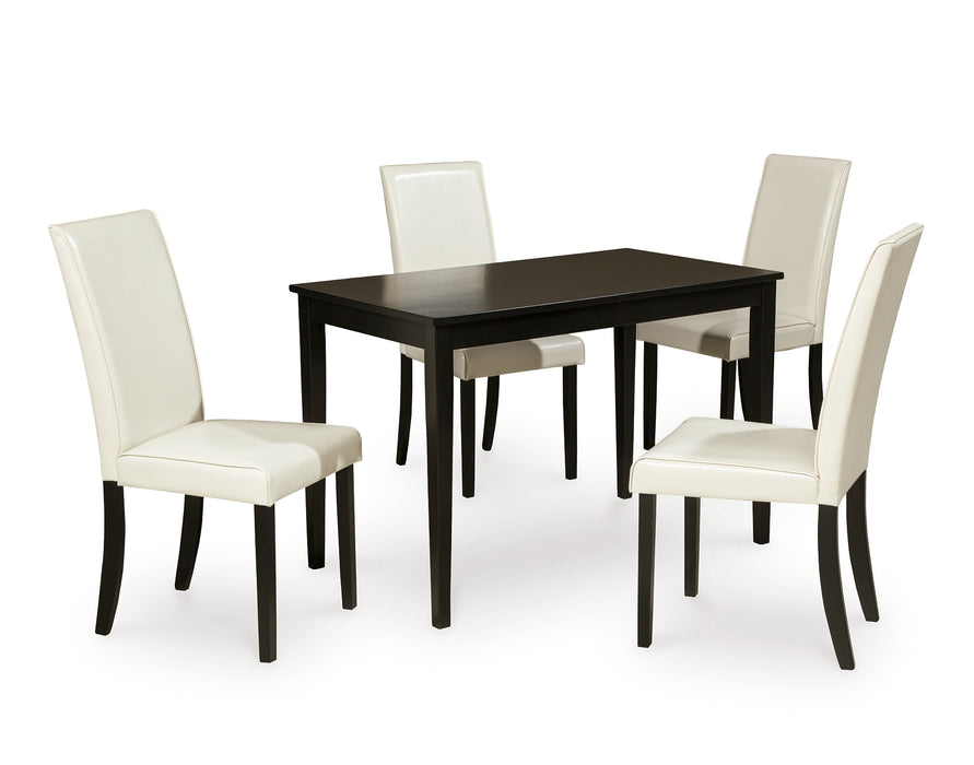 Kimonte Dining Table and 4 Chairs