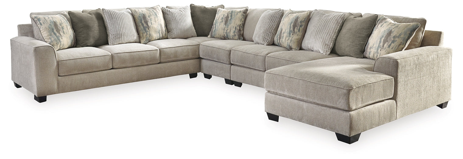 Ardsley 5-Piece Sectional with Ottoman