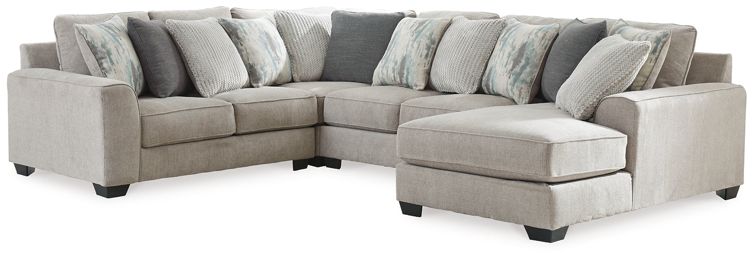 Ardsley 4-Piece Sectional with Ottoman