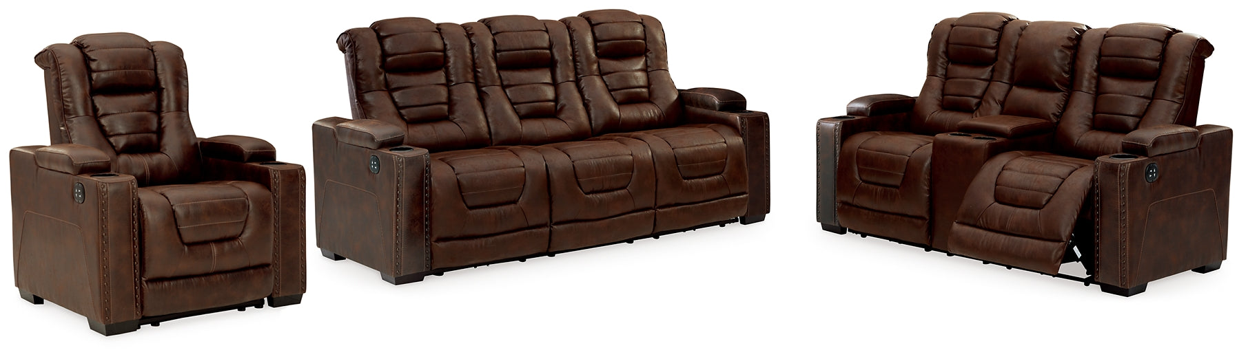 Owner's Box Sofa, Loveseat and Recliner