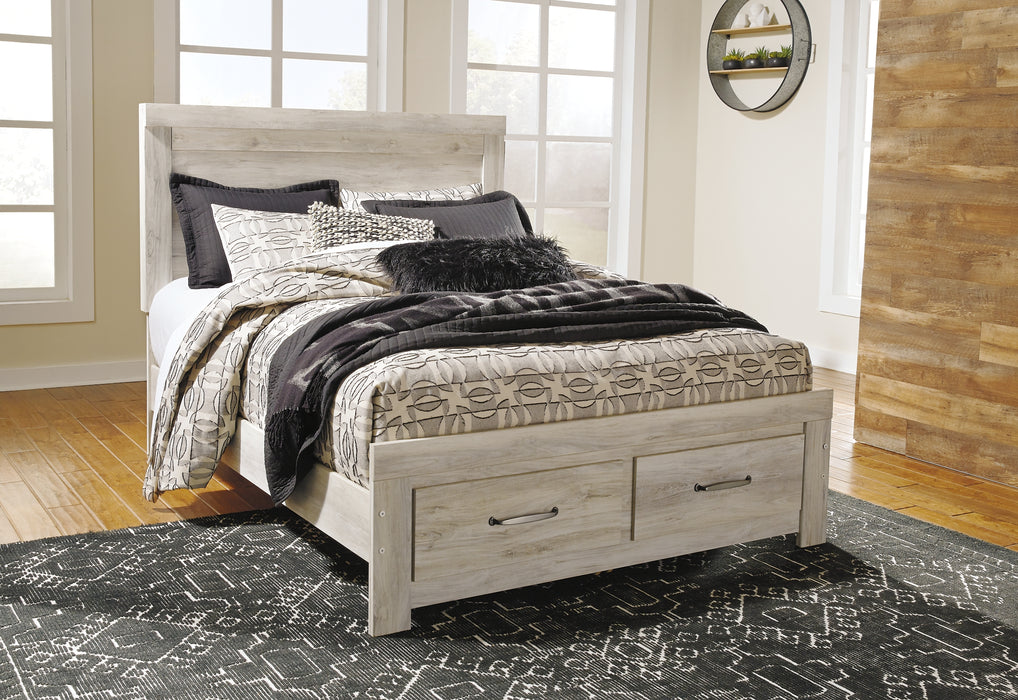 Bellaby  Platform Bed With 2 Storage Drawers With Mirrored Dresser And 2 Nightstands