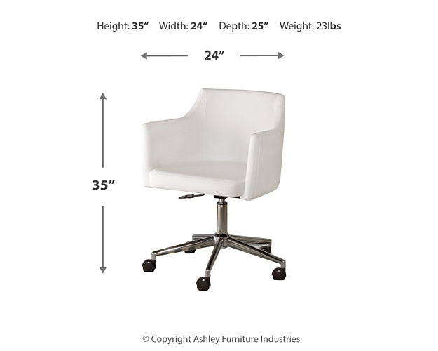 Baraga Home Office Desk with Chair