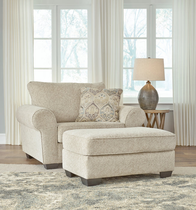 Haisley Sofa, Loveseat, Chair and Ottoman