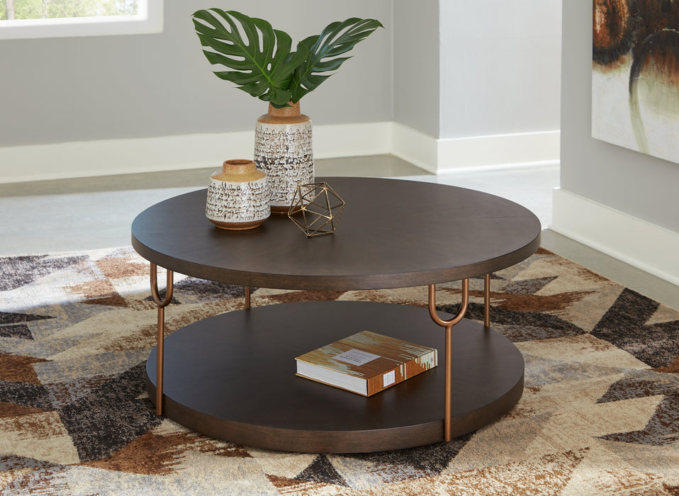 Brazburn Coffee Table with 2 End Tables