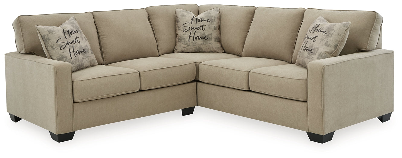 Lucina 2-Piece Sectional with Ottoman