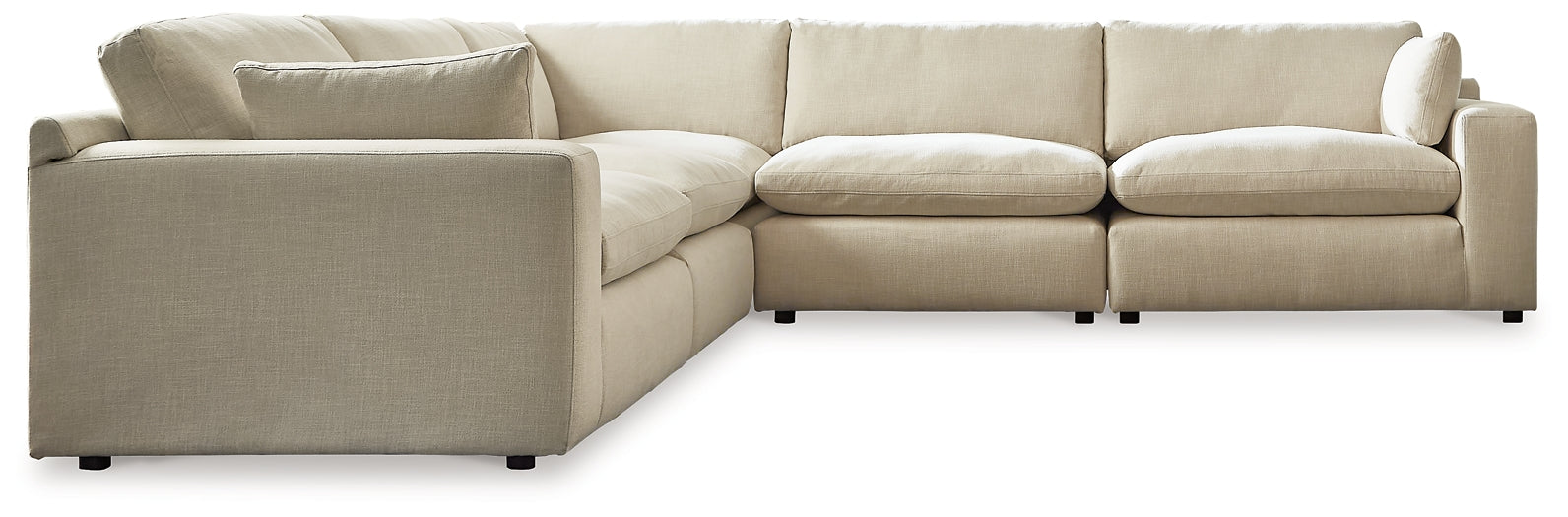 Elyza 5-Piece Sectional with Ottoman