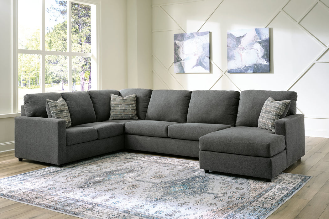 Edenfield 3-Piece Sectional with Ottoman