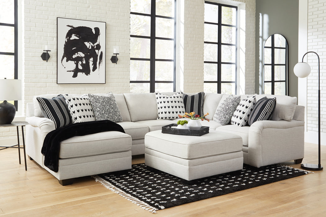 Huntsworth 4-Piece Sectional with Ottoman