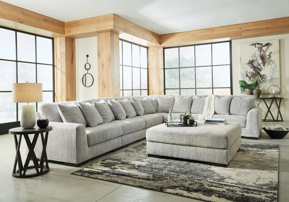 Regent Park 6-Piece Sectional with Ottoman