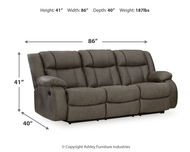 First Base Sofa, Loveseat and Recliner