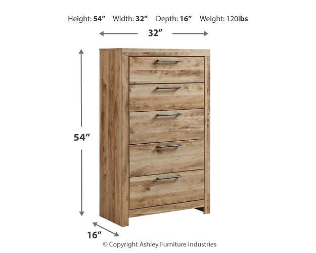 Hyanna Five Drawer Chest