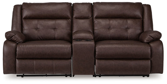 Punch Up 3-Piece Power Reclining Sectional Loveseat with Console