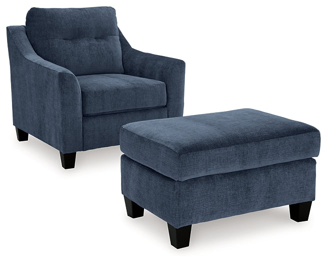 Amity Bay Chair and Ottoman