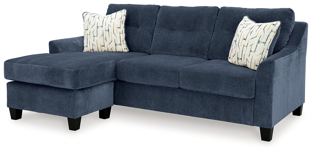 Amity Bay Sofa Chaise, Chair, and Ottoman