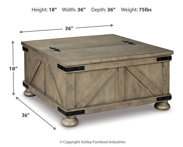 Aldwin Cocktail Table with Storage