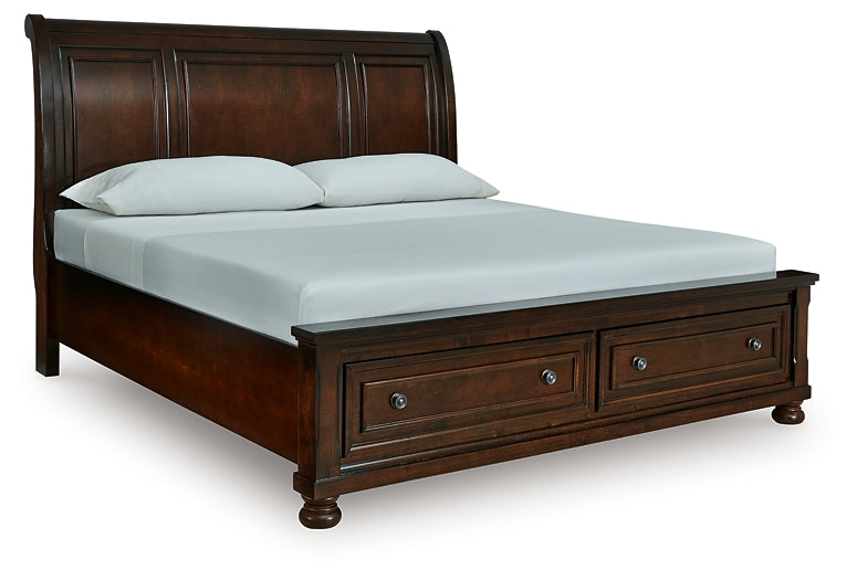 Porter California King Sleigh Storage Bed