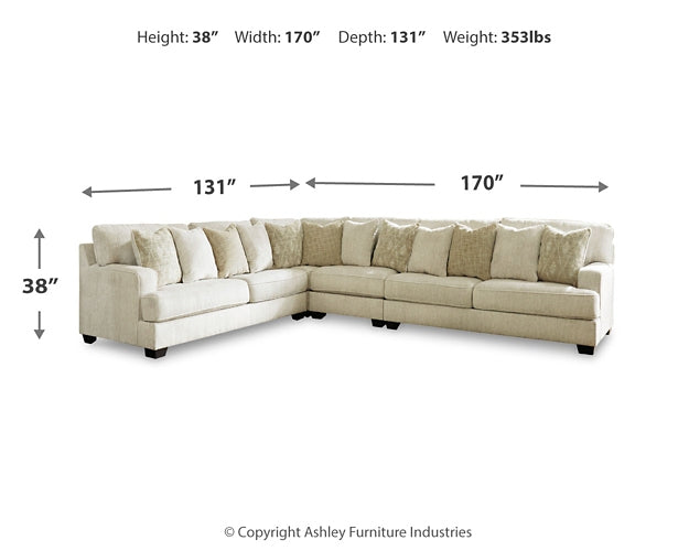 Rawcliffe 4-Piece Sectional